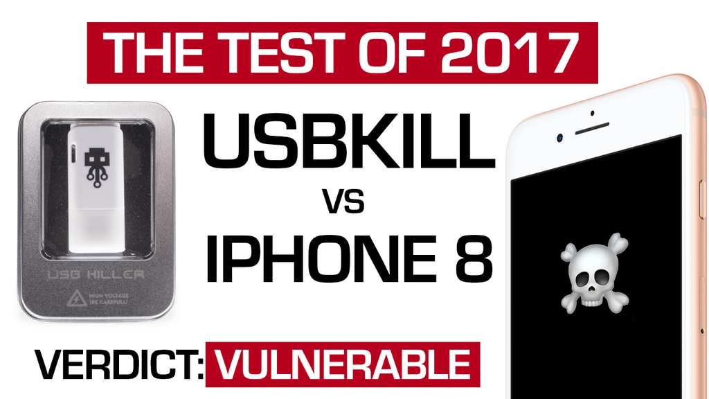 Ultimate showdown: USB Kill vs iPhone 8