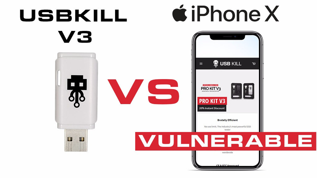 USB Kill v3 VS iPhone X